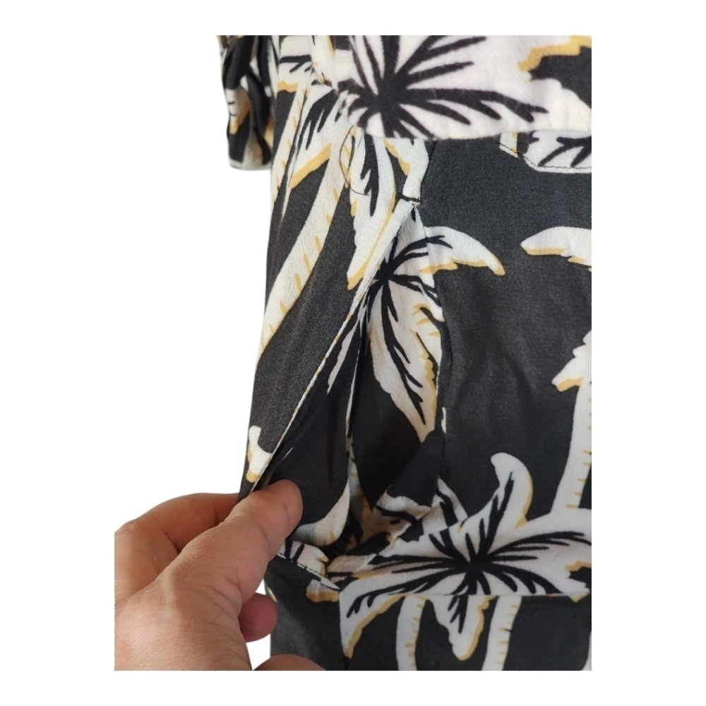 Scotch & Soda Palm Print Viscose Shirt Dress Sun Seekers Tropical XS - Picture 7 of 11